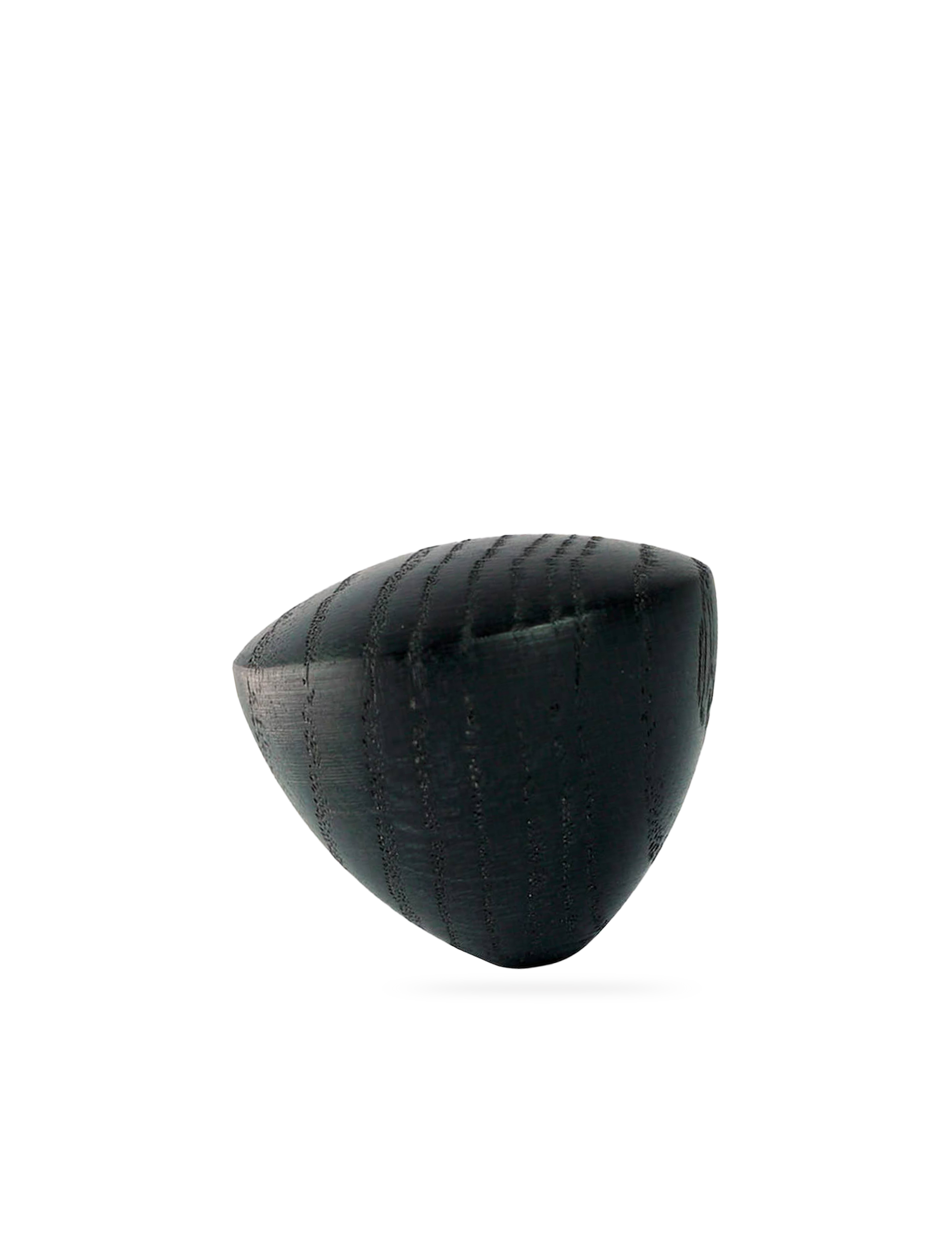 Standard Knob, 100 % natural oak wood,  lacquered black, ø44mm