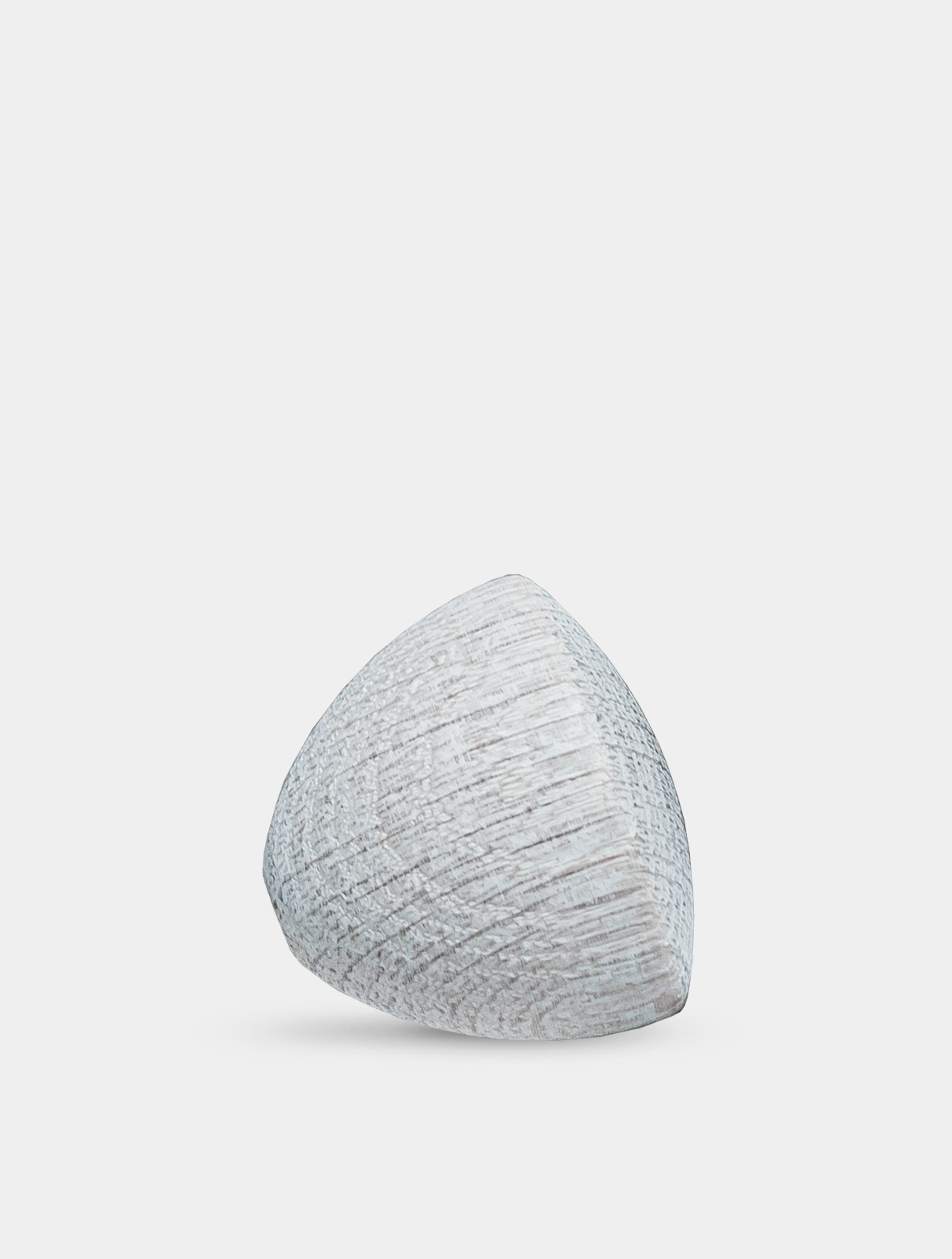 Standard Knob, 100% natural oak wood, white ø44mm